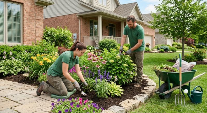 Flower Bed Mulching in Honolulu, HI